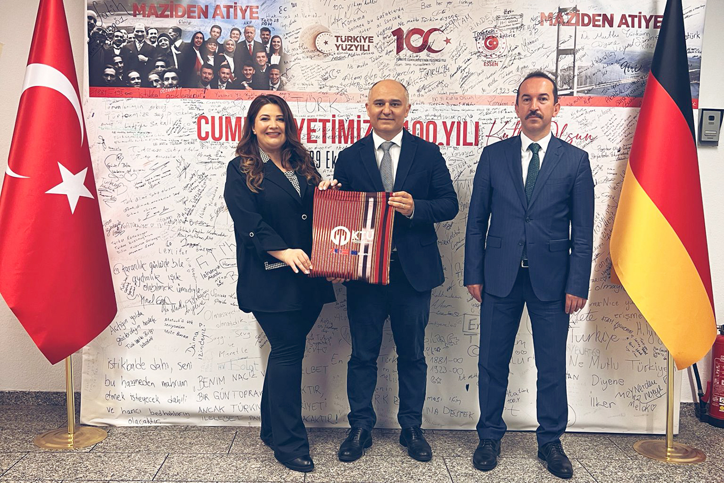 Başkonsolos Aydın, KTÜ’nün uluslararasılaşma çalışmalarını takdir etti