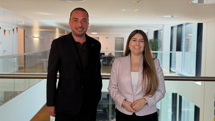 CDU'lu Tije Ataoğlu, çelik sektörünün nabzını Burak Bilal ile tuttu