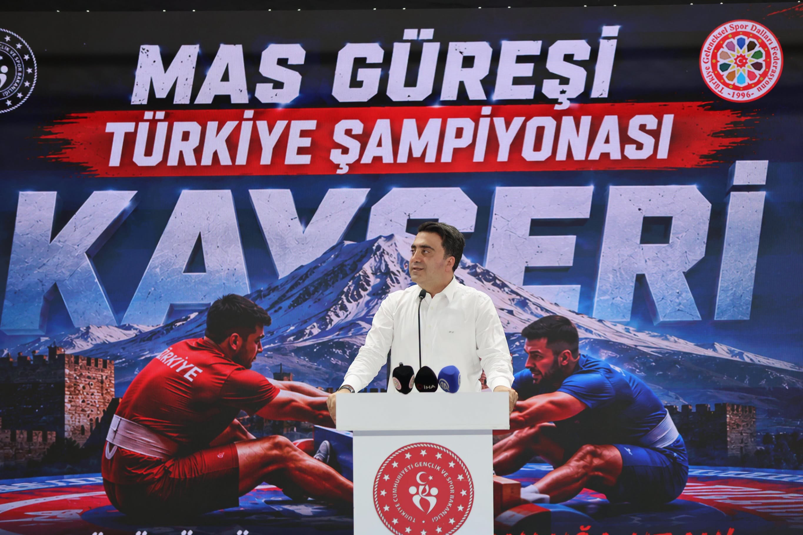 Kayseri'de Mas Güreşi Şampiyonası coşkusu