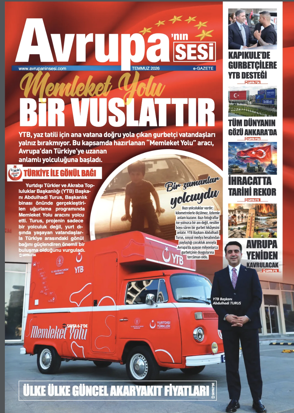 Avrupanın Sesi Dijital 1. Sayı