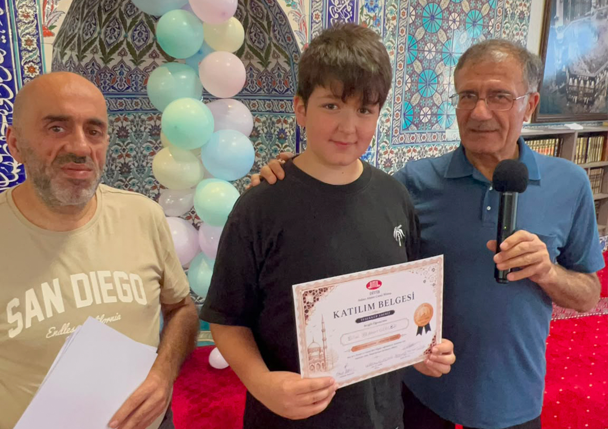 Sultan Ahmet Camii'nde eğitim yılı coşkuyla tamamlandı