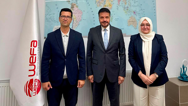 WEFA Genel Başkanı H. Musab Aydın, Köln Başkonsolosluğu Ataşelerini Ağırladı