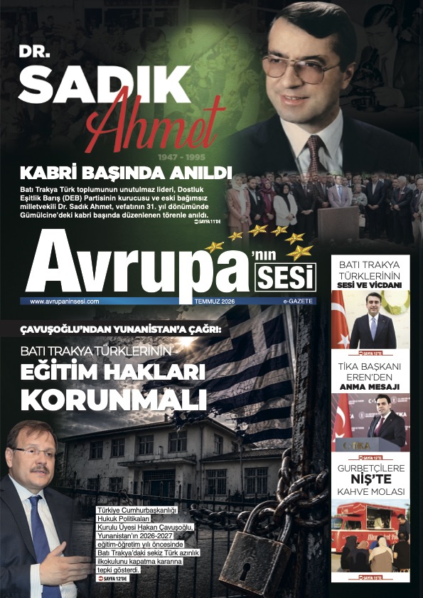 Avrupanın Sesi E – Gazete Sayı 3. 26.07.2027