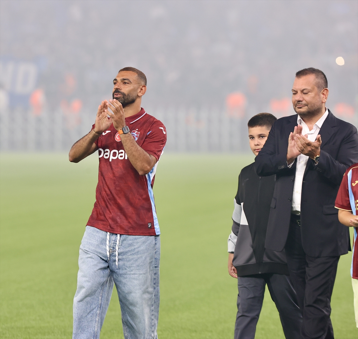 Trabzonspor'da Muhammed Salah coşkusu! İmzayı attı, ilk antrenmanına çıktı