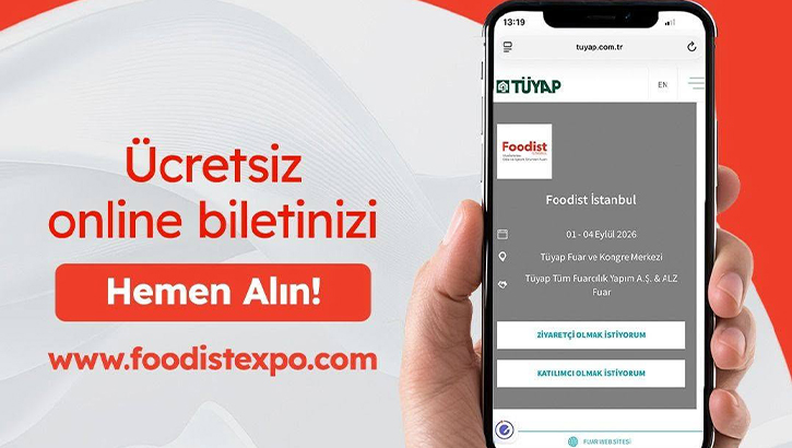 Gıda sektörünün temsilcileri İstanbul’da buluşacak