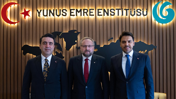 Yunus Emre Enstitüsü Başkanı Prof. Dr. Argun, TİKA ve YTB başkanlarını ağırladı