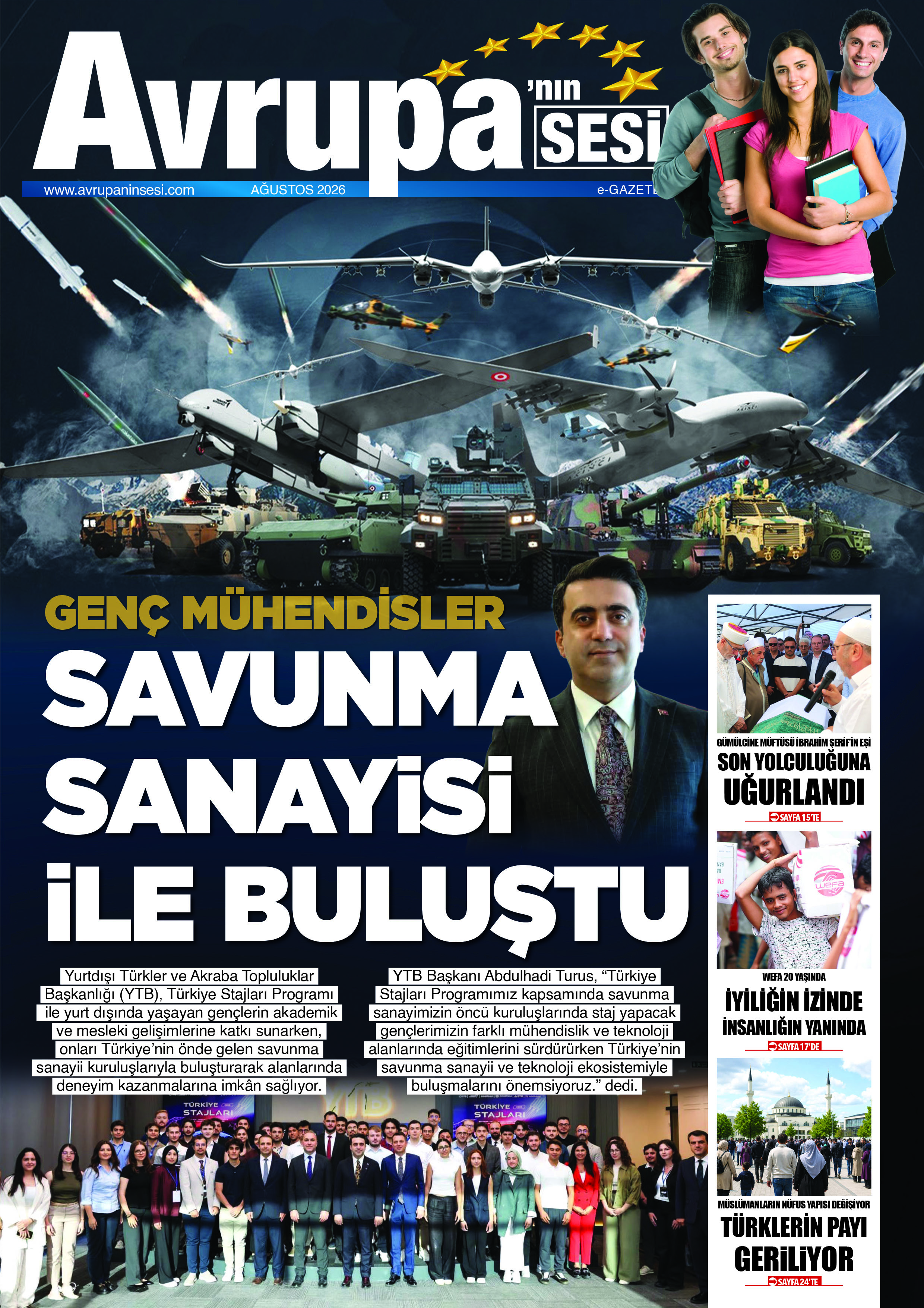 Avrupanın Sesi E-Gazete Sayı 7. 23.08.2026