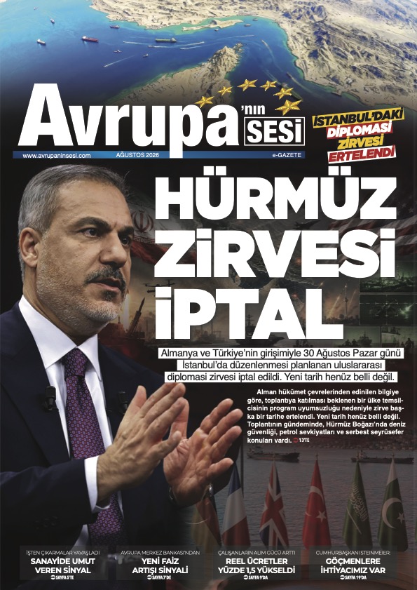 Avrupanın Sesi E-Gazete Sayı 8. 30.08.2026