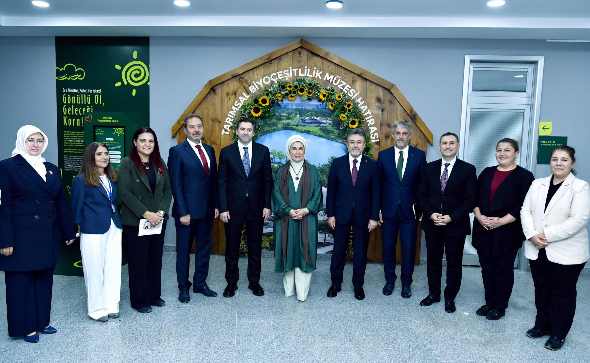 Emine Erdoğan’dan Türkiye Millî Botanik Bahçesi’ne ziyaret