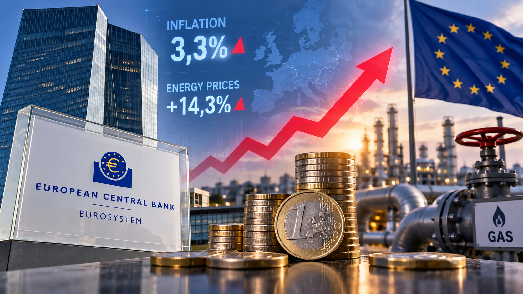 Avrupa'da enerji ve enflasyon baskısı: Gözler ECB'de