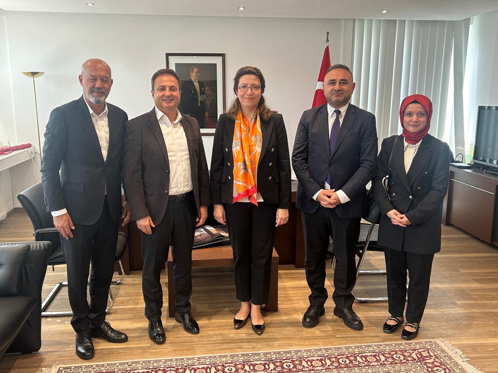 SEBKİDER ve Ticaret Bakanlığı heyetinden Frankfurt Başkonsolosluğu’na ziyaret