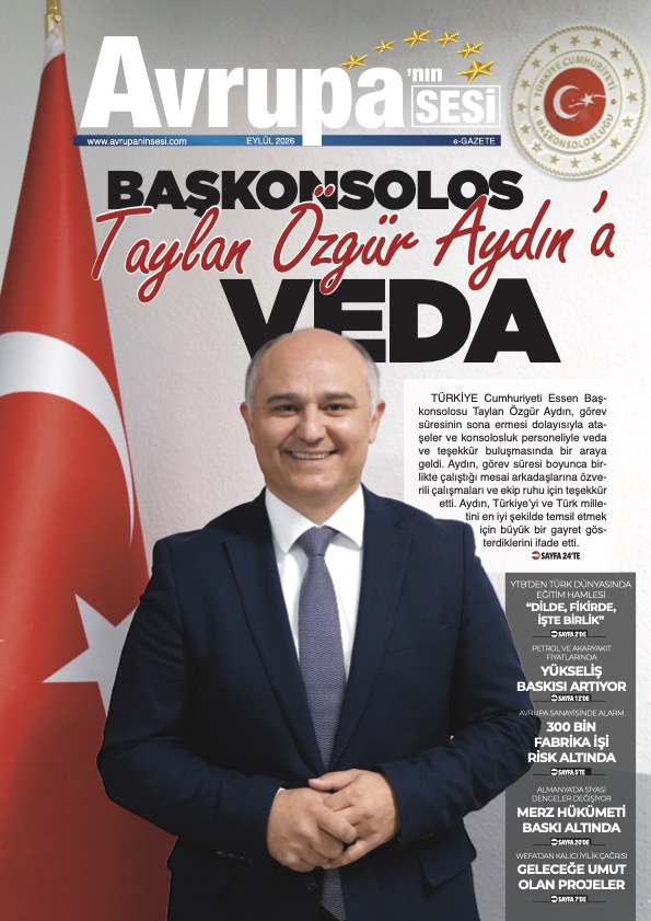 Avrupanın Sesi E–Gazete Sayı 10. 12.09.2026
