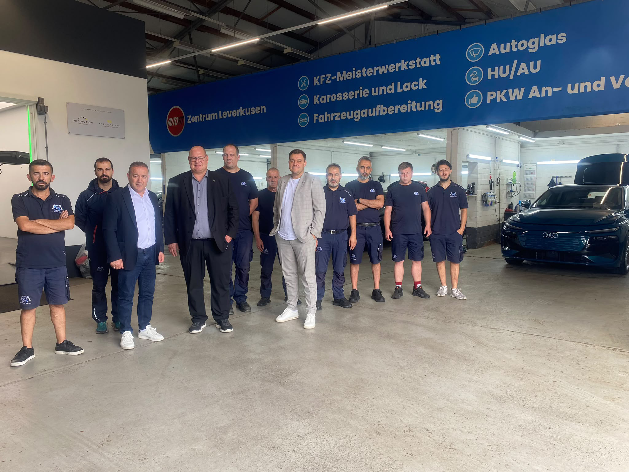 Leverkusen Belediye Başkanı Hebbel’den ASA Service GmbH’ye ziyaret