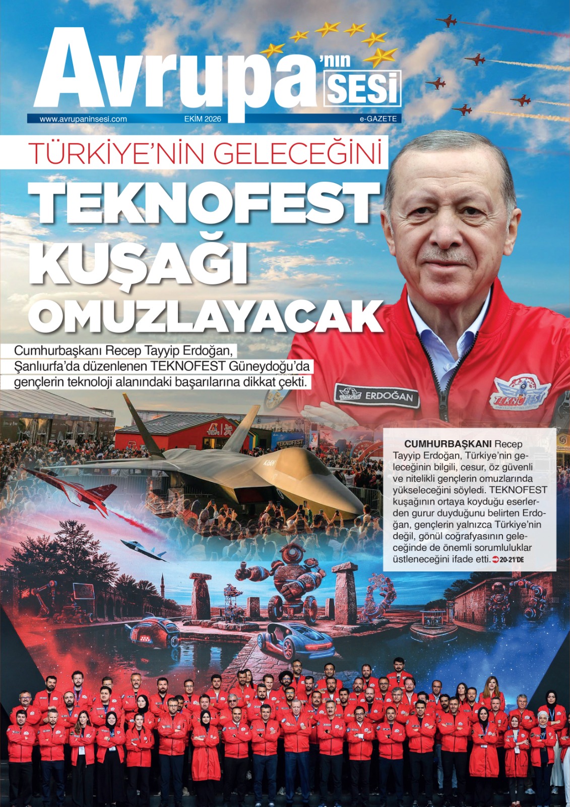 Avrupanın Sesi E-Gazete Sayı 13. 04.10.2026 