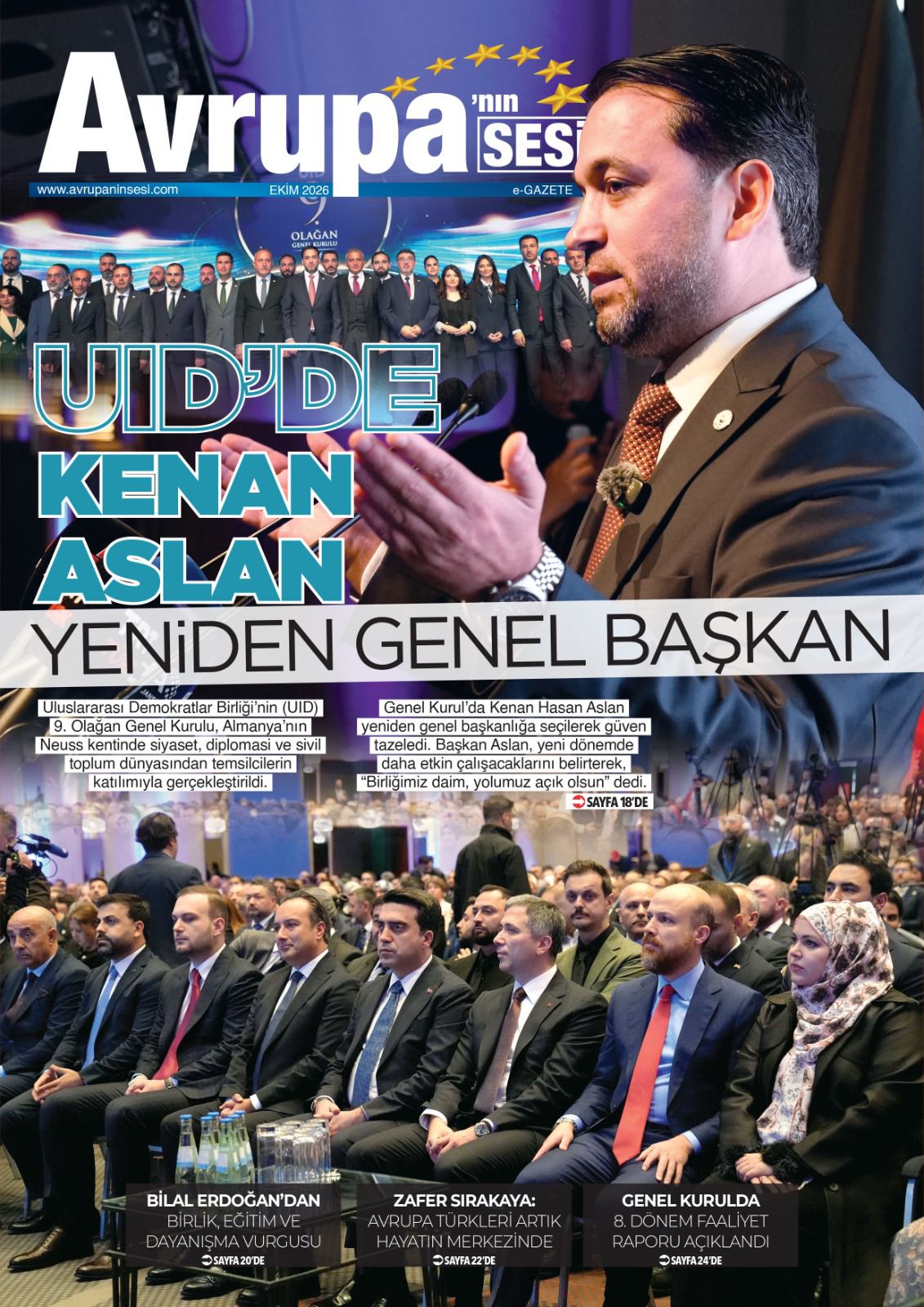 Avrupanın Sesi E-Gazete Sayı 14. 15.10.2026