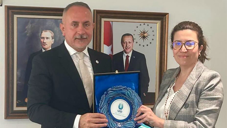 UID Genel Başkan Yardımcısı Sağanak’tan Başkonsolosa nezaket ziyareti