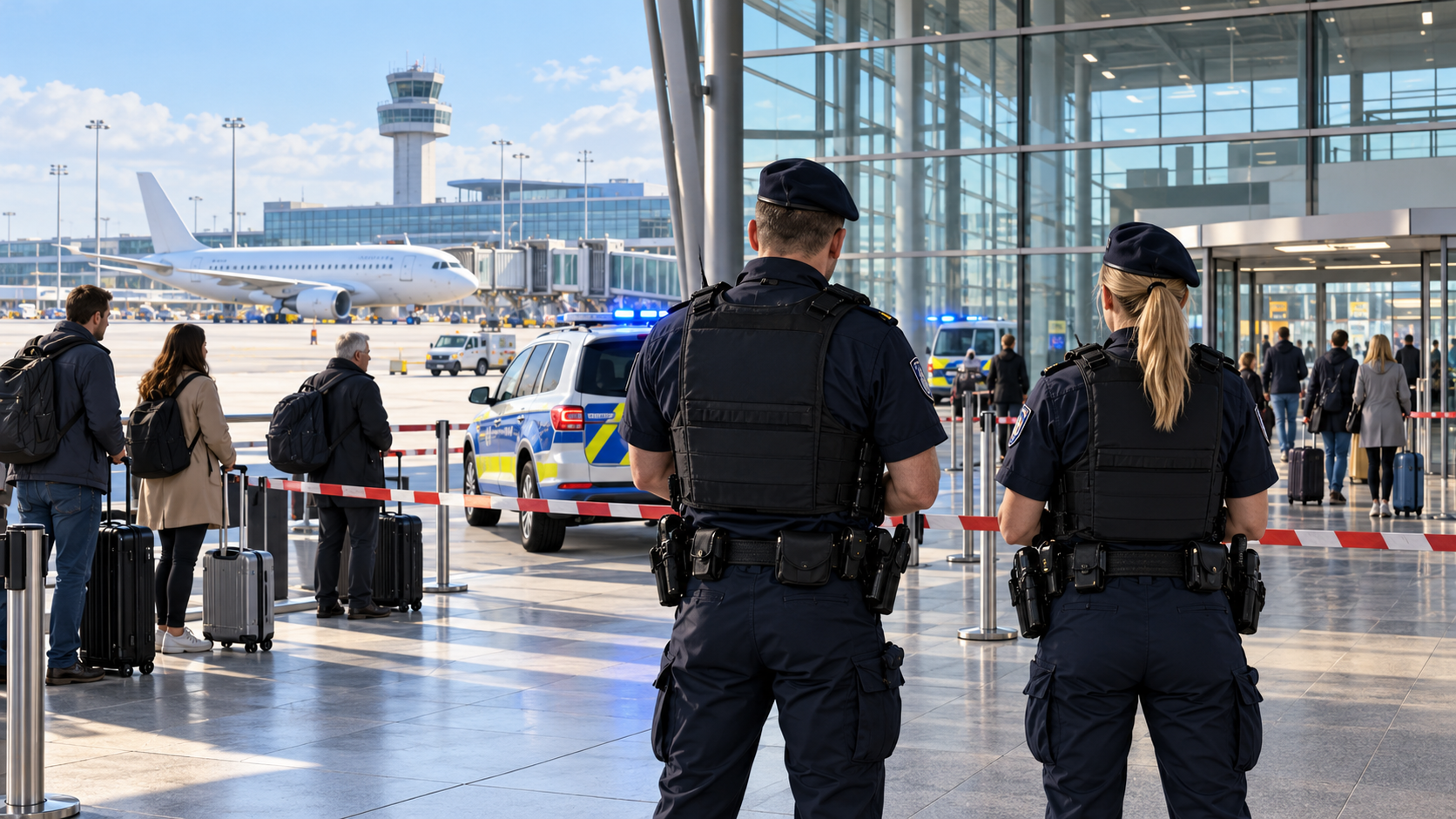 Leipzig Havalimanı’nda güvenlik alarmı
