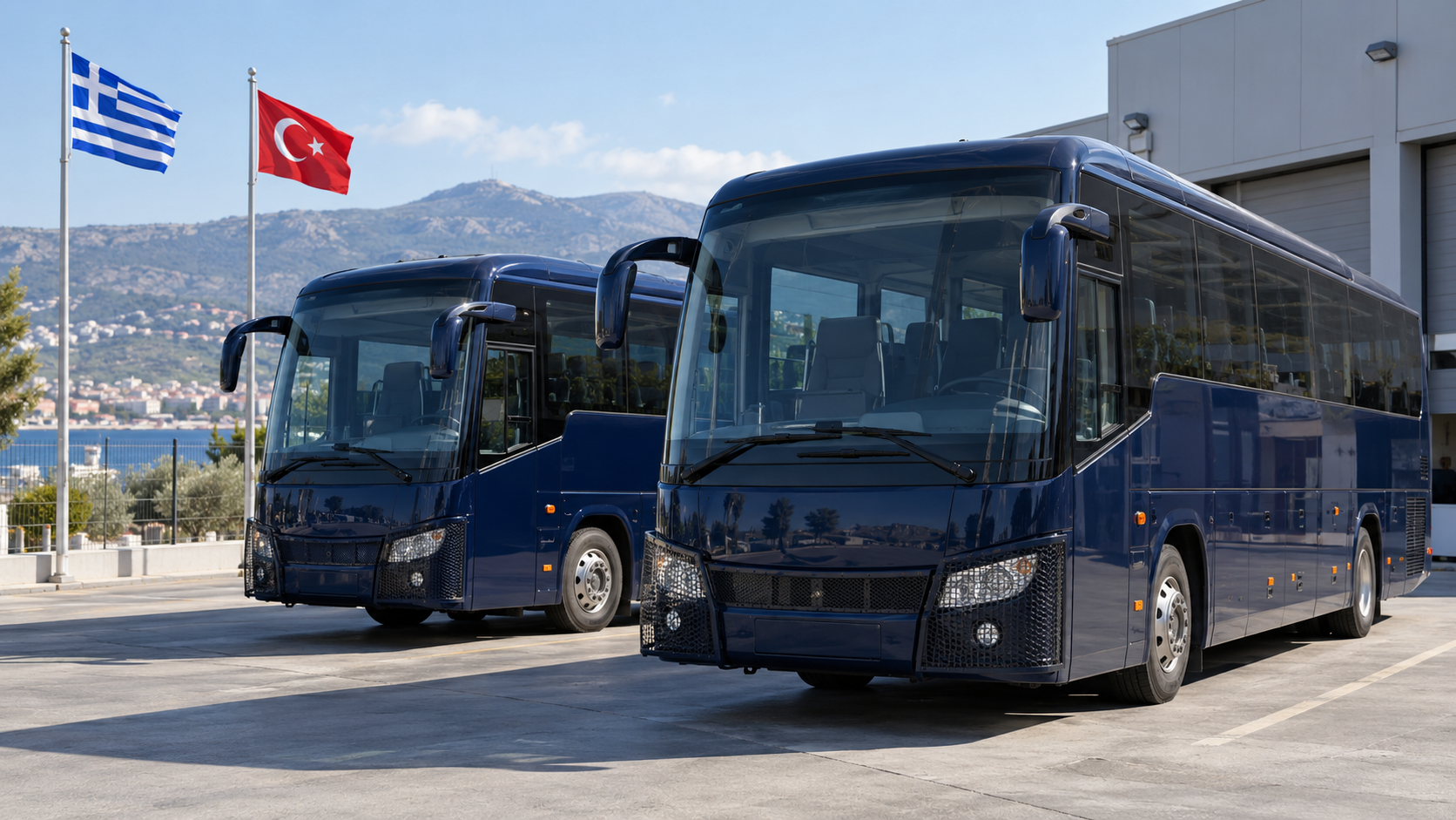 Yunan polisinin otobüs planında Türkiye üretimi gündemde