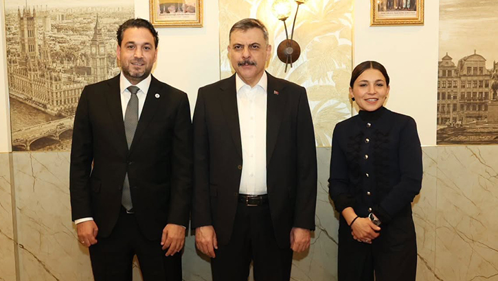 Bakan Çiftçi ve Kenan Aslan Rotterdam’da bir araya geldi